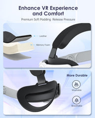 Vr Headstrap Compatible with Meta Quest 3 Head Strap for Oculus Quest 3 Accessories Comfortable Stable Elite Strap Replacement