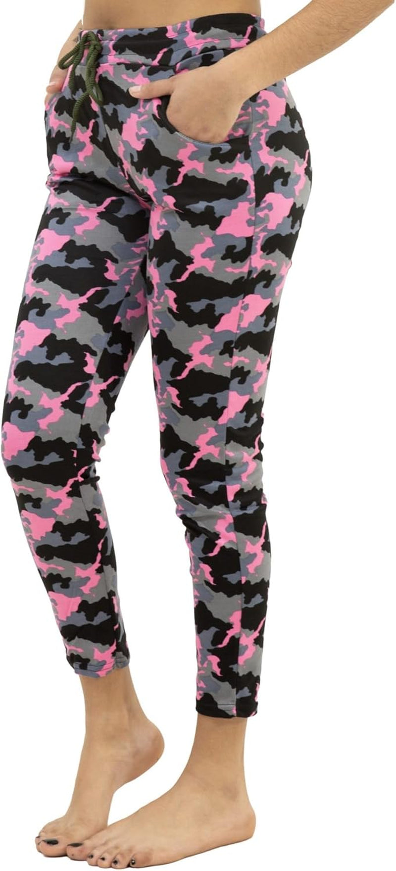 Women'S Camouflage Jogger Sweatpants - Cotton Blend- for Travel, Safari and Everyday Wear