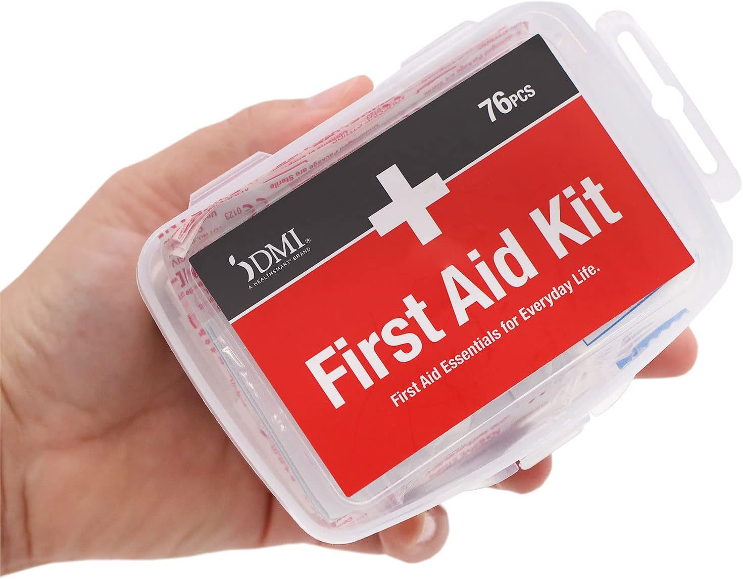 76-Piece First-Aid Kit, All-Purpose Use for Minor Cuts and Scrapes, Durable Water-Resistant Case, Convenient and Portable, FSA & HSA Eligible