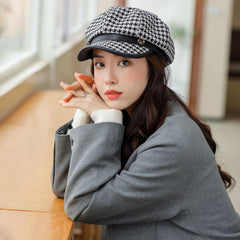 Womens Newsboy Cap French Fashion Hats Summer Cabbie Baker Boy Hat for Fall Beret Cap