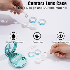 Contact Lens Cases, Green, Fashion