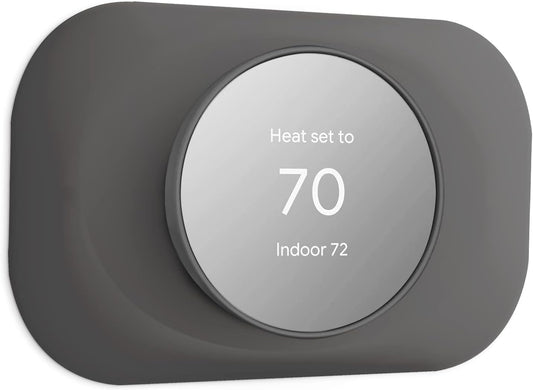 Nest Thermostat Wall Plate - Compatible with Google Nest Thermostat 2020 - Nest Thermostat Trim Kit, Nest Thermostat Wall Plate Cover Thermostat Accessory Easy Installation - Charcoal