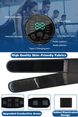 ABS Stimulator, Ab Stimulator Muscle Toner, Effective Muscle Stimulator for Abdomen, Arms, Legs, Abdominal Toning Belt