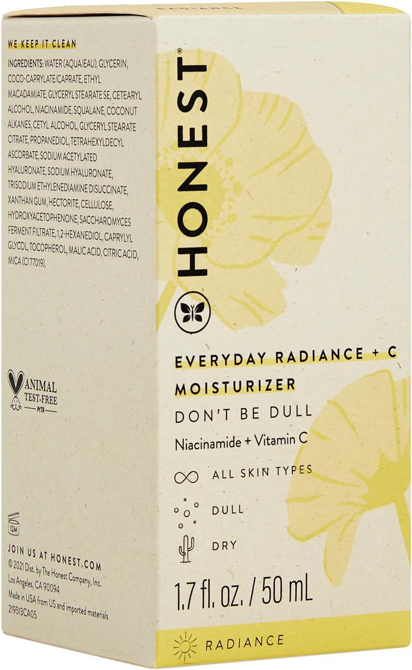 Honest Everyday Radiance Moisturizer for Women 1.7 Oz., 50 Ml