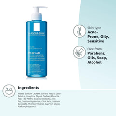 La Roche Posay Effaclar Purifying Foaming Gel - for Oily Sensitive Skin 400Ml/13.5Oz