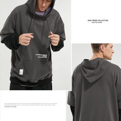 Men'S Hoodies Pullover Hooded Sweatshirt Top Blouse Casual Hoody with Pocket