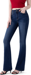 Women'S Colored 98% Cotton All Real Pocket Colored Mid Rise Skinny Stretch Pull on Jeans