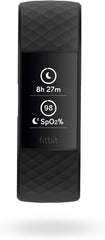 Charge 4 Fitness and Activity Tracker with Built-In GPS, Heart Rate, Sleep & Swim Tracking, Black/Black, One Size (S &L Bands Included)