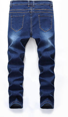 Big Boy'S Skinny Fit Ripped Stretch Slim Jeans Pants