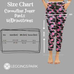 Women'S Camouflage Jogger Sweatpants - Cotton Blend- for Travel, Safari and Everyday Wear