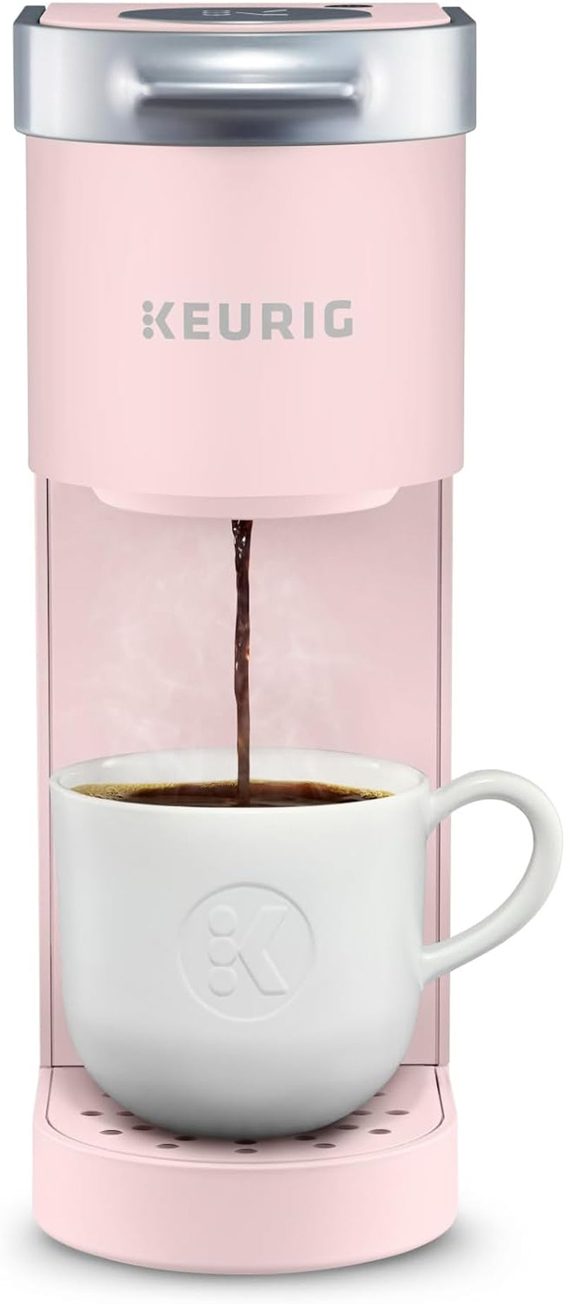 K-Mini Single Serve K-Cup Pod Coffee Maker, Dusty Rose, 6 to 12 Oz. Brew Sizes