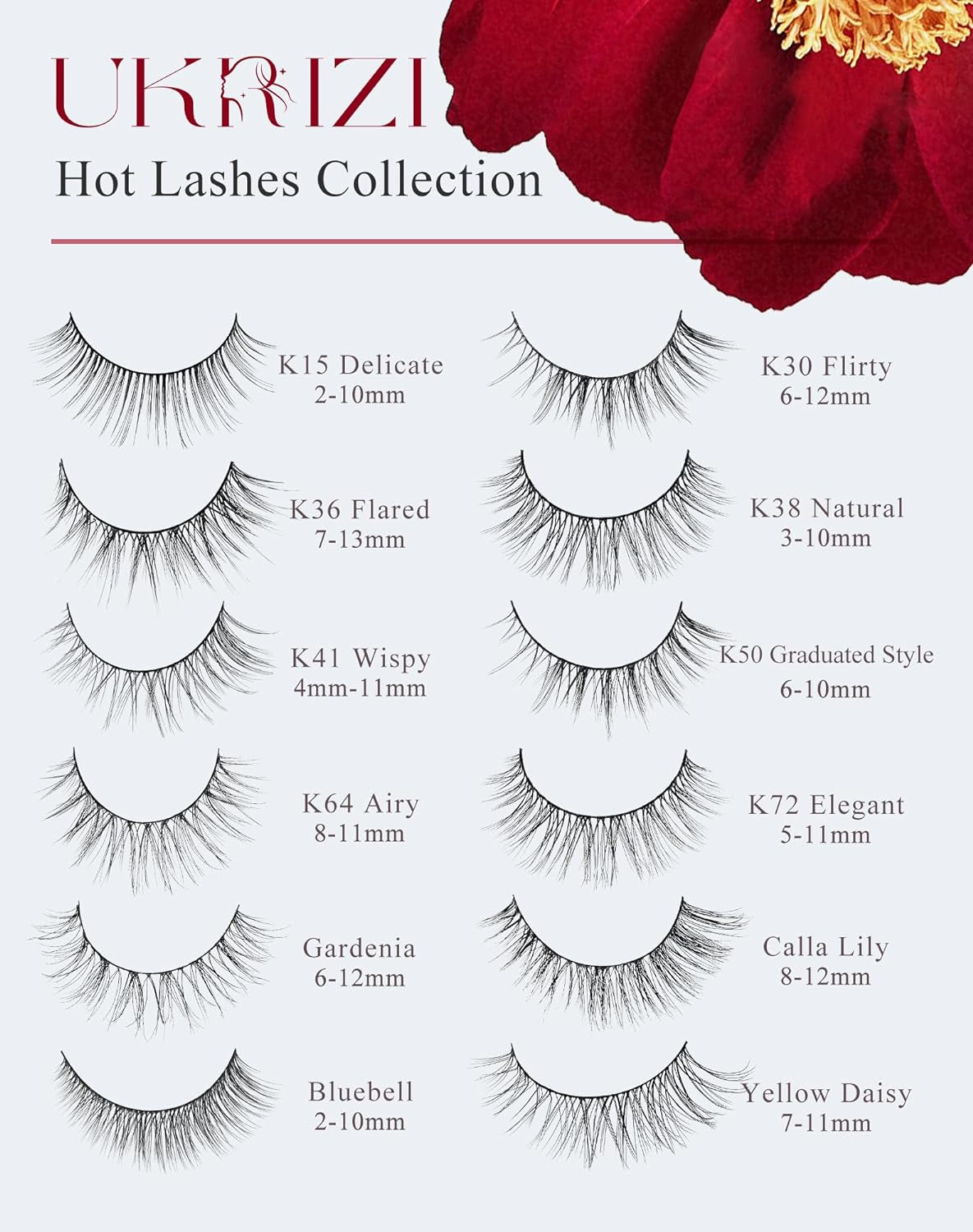 Natural Lashes Natural Eyelashes Short Eyelashes Natural Look False Eyelashes Wispy Eye Lashes 10Mm Small Lashes Fake Lashes K50