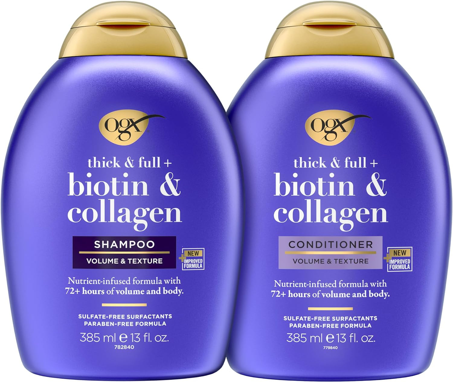 Thick & Full + Biotin & Collagen Shampoo & Conditioner Set 380Ml, 2 Ct