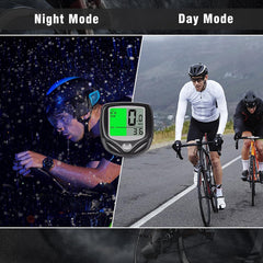 Speedometer & Wireless Odometer for Bicycle Cycle Bike Computer with LCD Display & Multi-Functions