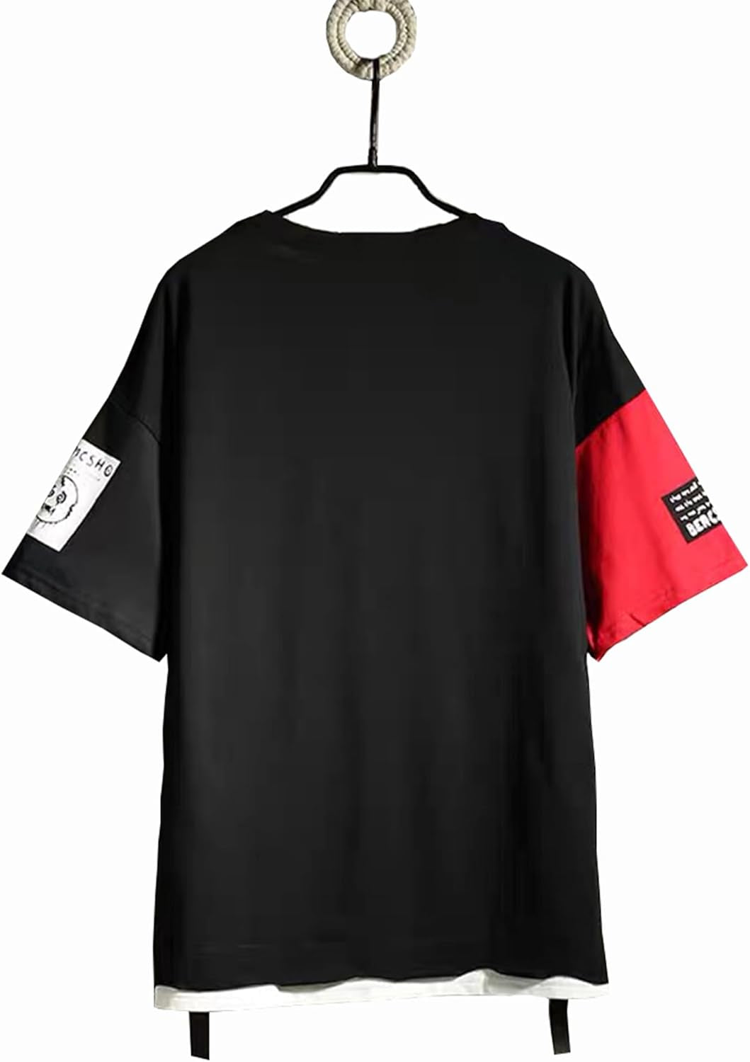 Men’S T-Shirts Techwear Japanese Streetwear Hip Hop Short Sleeve Shirts for Men