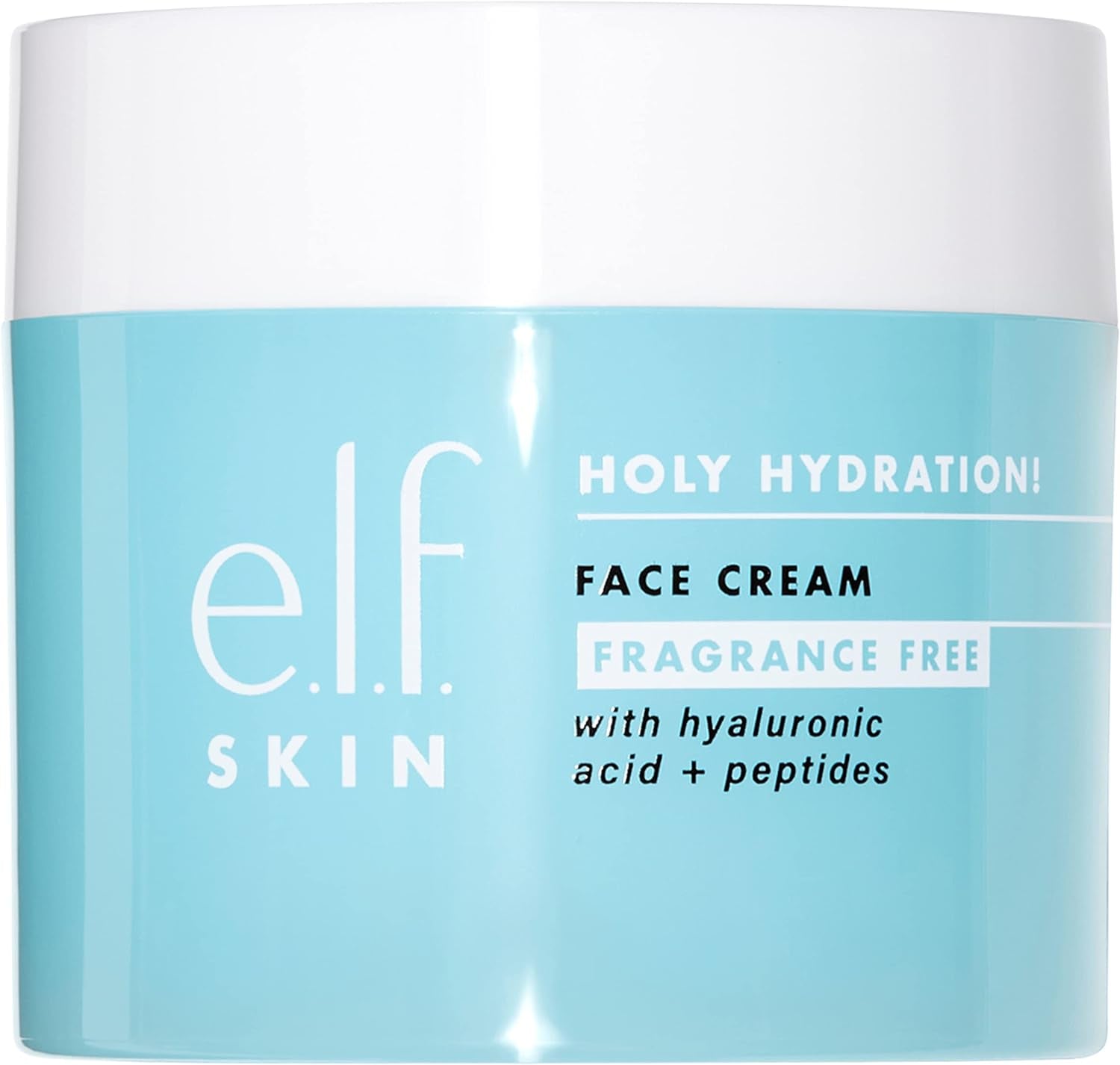 Holy Hydration! Face Cream - Fragrance Free, Smooth, Non-Greasy, Lightweight, Nourishing, Moisturizes, Softens, Absorbs Quickly, Suitable for All Skin Types, 1.76 Oz