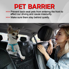 3-Layer Car Mesh Organizer, Seat Back Net Bag, Barrier of Backseat Pet Kids, Cargo Tissue Purse Holder, Driver Storage Netting Pouch. (3 Optional Styles)