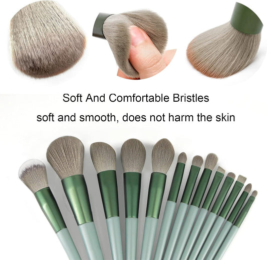 Makeup Brushes 22 Pcs Makeup Kit,Foundation Brush Eyeshadow Brush Make up Brushes Set (Green, 22 Piece Set)