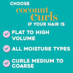 Locking + Coconut Curls Air Dry Cream, No Parabens, 6 Oz