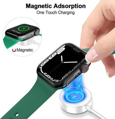 𝟐𝟎𝟐𝟒 𝐔𝐩𝐠𝐫𝐚𝐝𝐞𝐝 for Apple Watch Charger Magnetic Fast Charging Cable [Portable] Magnetic Wireless Charging Compatible with Iwatch Series Ultra/9/8/7/6/Se/Se2/5/4/3/2-[3.3Ft] White