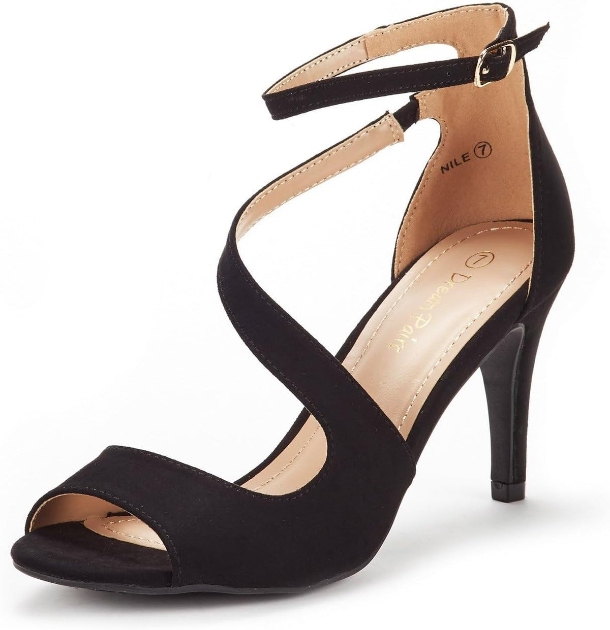 Women'S NILE Fashion Stilettos Open Toe Pump Heel Sandals