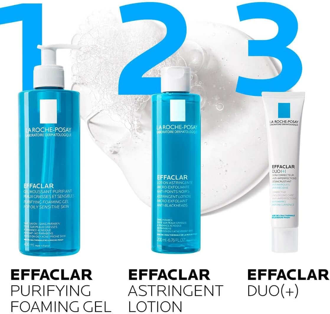 La Roche Posay Effaclar Purifying Foaming Gel - for Oily Sensitive Skin 400Ml/13.5Oz