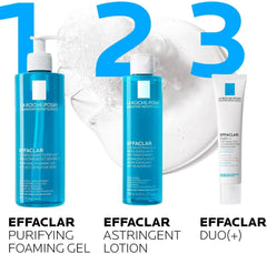 La Roche Posay Effaclar Purifying Foaming Gel - for Oily Sensitive Skin 400Ml/13.5Oz