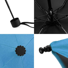 Small Mini Umbrella with Case Light Compact Design Perfect for Travel Lightweight Portable Parasol Outdoor Sun&Rain Umbrellas